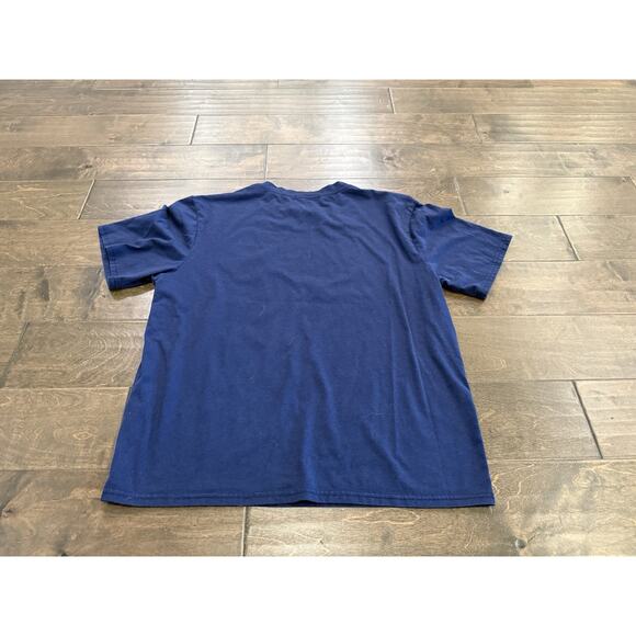 ROMWE Mens Navy Social Skills Making New Friends Graphic T-Shirt Size M MEDIUM - Picture 3 of 8